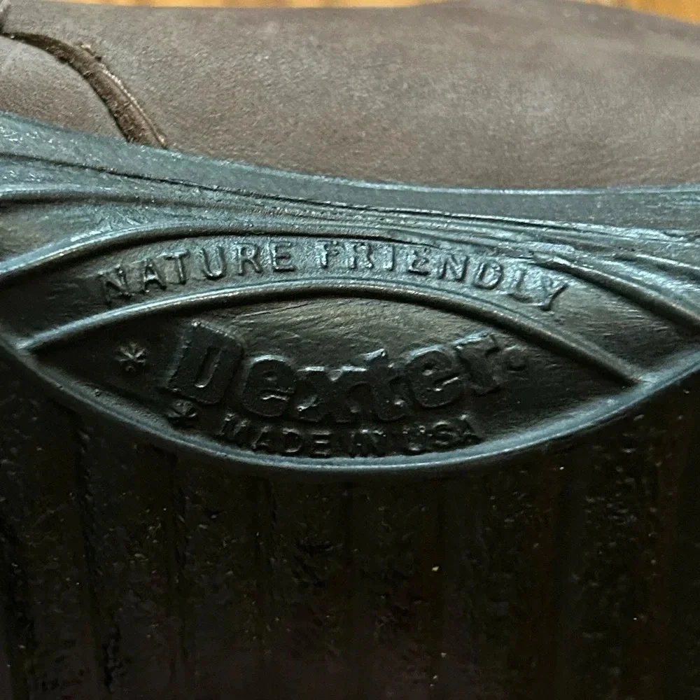 Dexter WalkMocs Comfort Leather Men’s Size 9 Dark Brown Made in USA